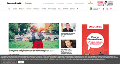Desktop Screenshot of femmeactuelle.fr